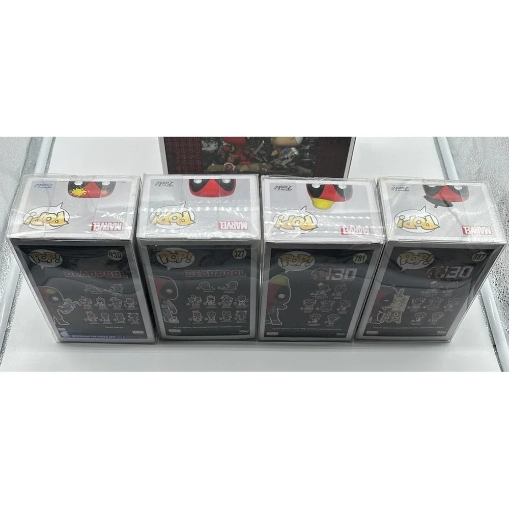 FUNKO POP MARVEL DEADPOOL LOT OF 10 EXCLUSIVES + DEADPOOL VS CABLE #318